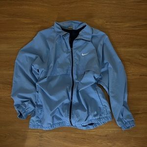 Vintage Baby Blue Nike Windbreaker